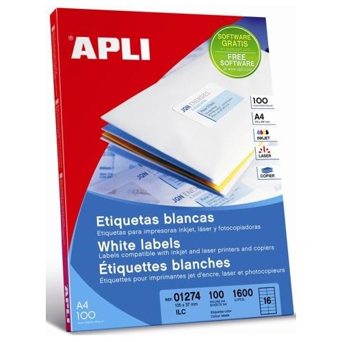 Etiquetas APLI para impresoras