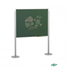 Juego de 2 Soportes de alumnio para pizarra Juego de 2 Soportes de alumnio para pizarra