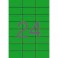Etiquetas Apli Colores 70 x 37 mm