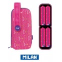 Estuche Milan Colours Pink Handly Multipencilcase 31 PiezasEstuche Milan Colours Pink Handly Multipencilcase 31 Piezas