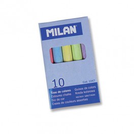 Tizas Milán colores de 10 unidades Tizas Milán colores de 10 unidades