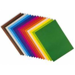 Cartulinas colores.A-4 Pack de 50 cartulinas 