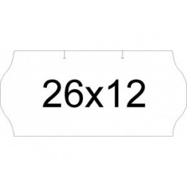 Etiquetas 26 x 12mm para etiquetadora meto Etiquetas 26 x 12mm para etiquetadora meto