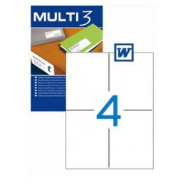 Etiquetas Multi 3 105X148MM Etiquetas Multi 3 105X148MM