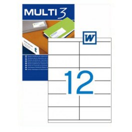 Etiquetas Multi 3 105X48MM Etiquetas Multi 3 105X48MM
