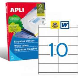 Etiquetas Apli 105X57MM Etiquetas Apli 105X57MM