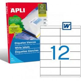 Etiquetas Apli 105X48MM Etiquetas Apli 105X48MM