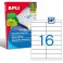 Etiquetas Apli   105X35MM Ref. 01287
